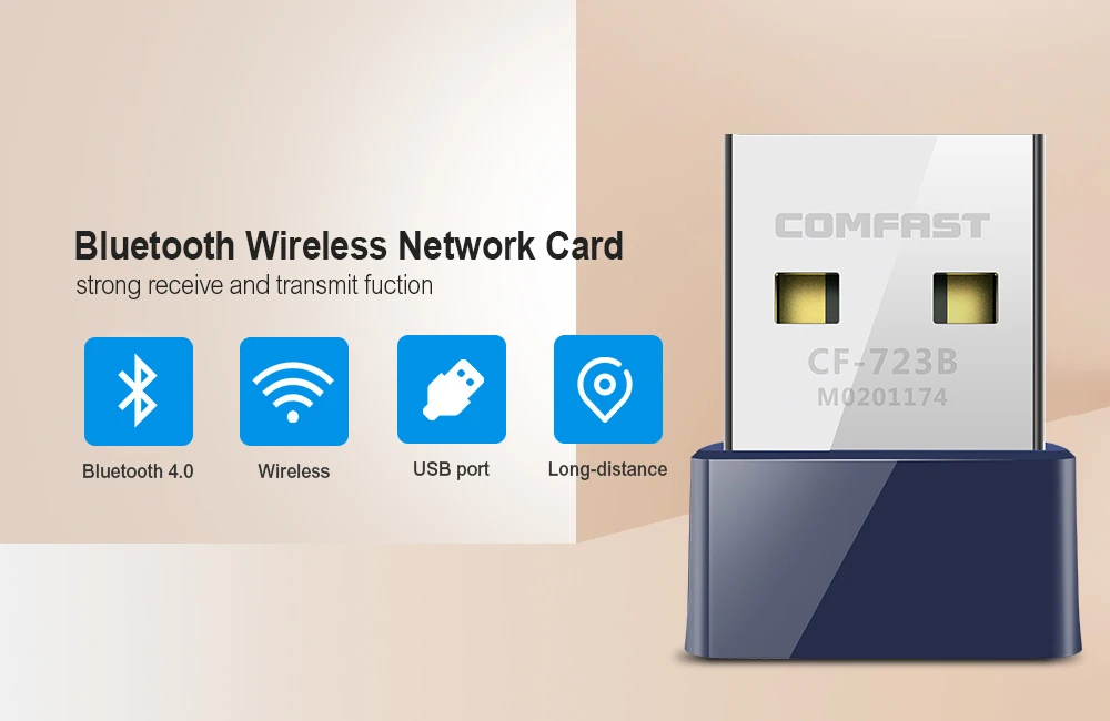 10pcs Mini USB 150Mbps Bluetooth 4.0 WIFI Wireless Adapters PC Laptop Dongle for Windows10 8 7 XP Bluetooth 4.0 Music Receiver
10pcs Mini USB 150Mbps Bluetooth 4.0 WIFI Wireless Adapters PC Laptop Dongle for Windows10 8 7 XP Bluetooth 4.0 Music Receiver