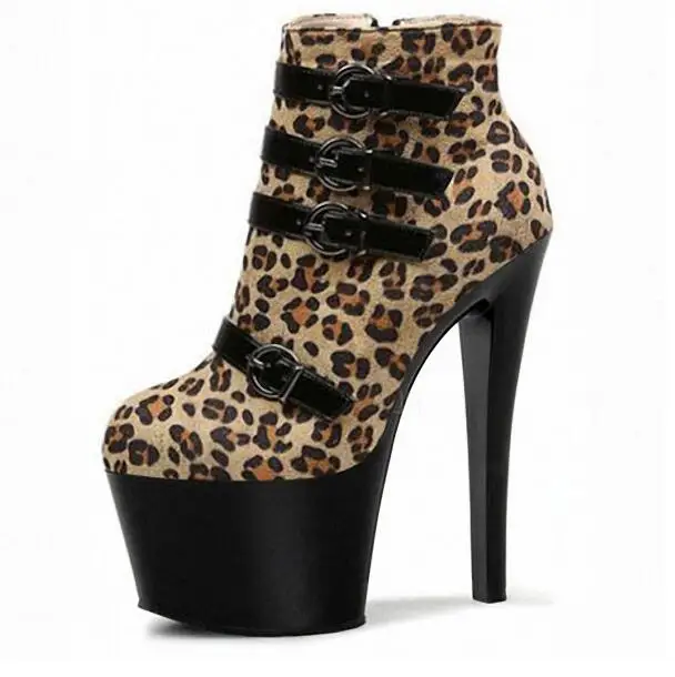 17cm ultra high heel stiletto leopard booties belt buckle suede low boots
17cm ultra high heel stiletto leopard booties belt buckle suede low boots