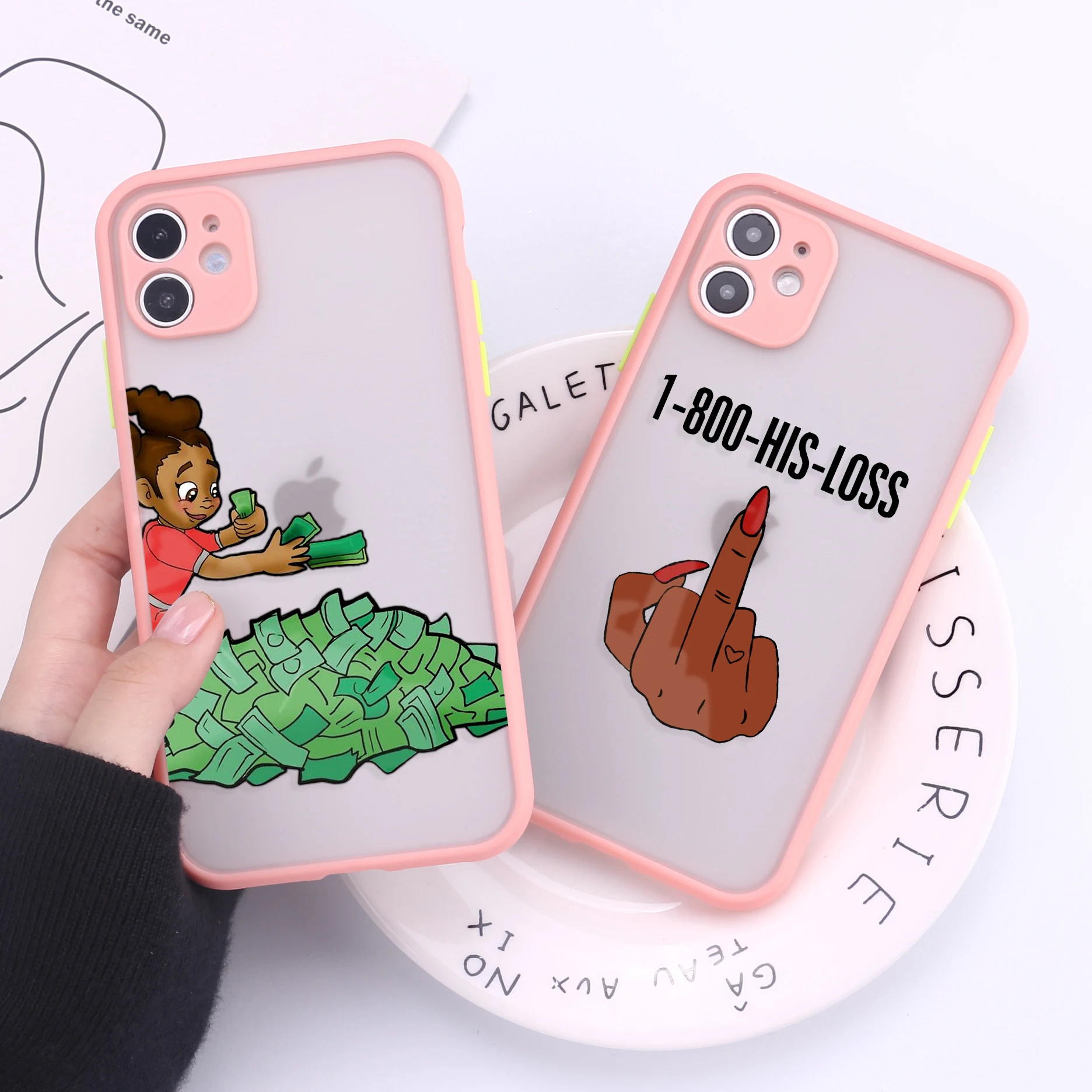 Queen Afro Melanin Poppin Girl Camera Protection Phone Cases For iPhone 11 Pro Max XR XS Max X 8 7Plus Matte Shockproof Cover
Queen Afro Melanin Poppin Girl Camera Protection Phone Cases For iPhone 11 Pro Max XR XS Max X 8 7Plus Matte Shockproof Cover