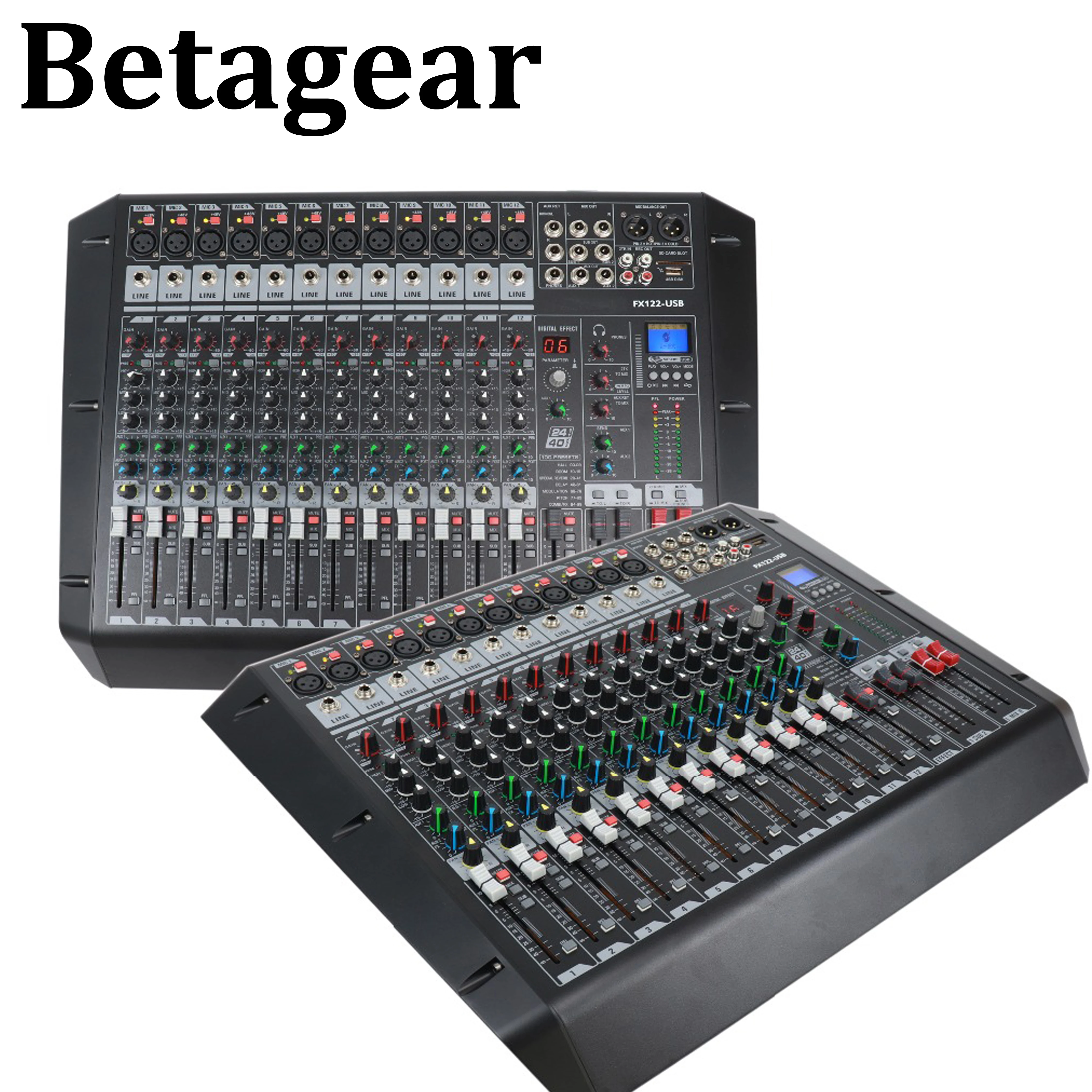 Профессиональная Цифровая микшерная консоль Betagear fx122 контроллер для dj mixer