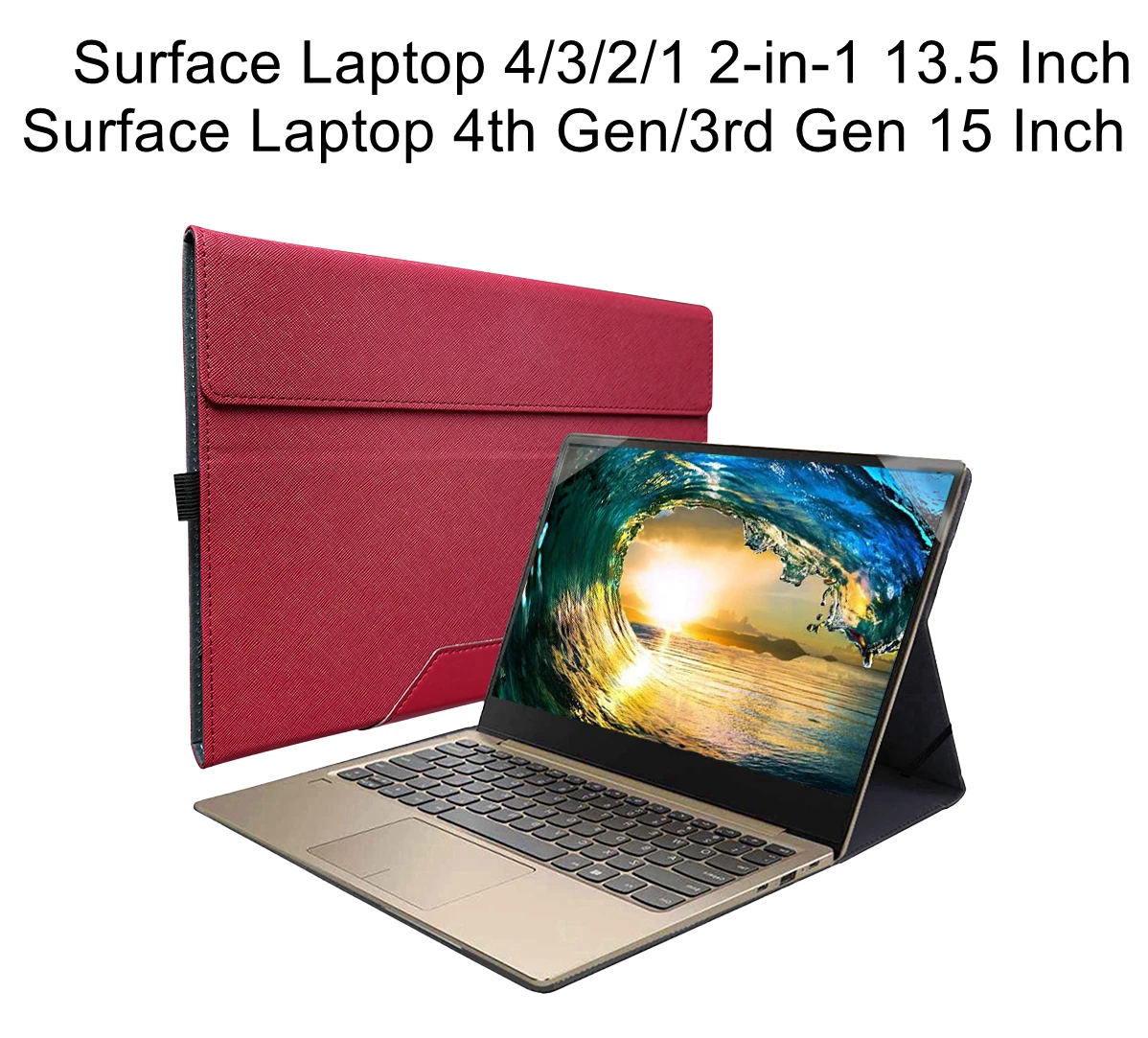 Protective Case Cover for Microsoft Surface Laptop 4/3/2/1 13.5 Inch &Surface Laptop 4th Gen/3rd Gen 15" 2-in-1 Accessories,S021
Protective Case Cover for Microsoft Surface Laptop 4/3/2/1 13.5 Inch &Surface Laptop 4th Gen/3rd Gen 15" 2-in-1 Accessories,S021