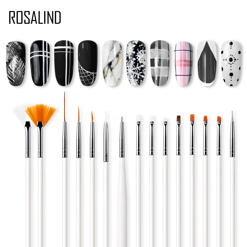 ROSALIND Manicure brushes Sets dotting pen acylic nail extension painting Nail brushes for nail art gel nail polish tools
ROSALIND Manicure brushes Sets dotting pen acylic nail extension painting Nail brushes for nail art gel nail polish tools