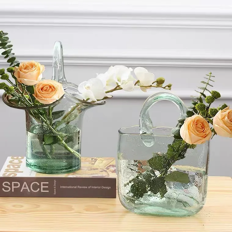 Nordic Creative Basket Flower Vase Hydroponic Pots Vase Big Glass Vase Home Decoration Living Room Modern Table Ornament
Nordic Creative Basket Flower Vase Hydroponic Pots Vase Big Glass Vase Home Decoration Living Room Modern Table Ornament