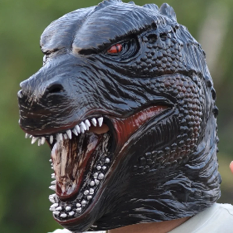 Маска Godzilla Kong научная фантастика латексный полноголовый косплей костюм реквизит