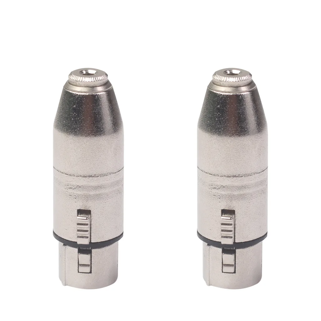 2PCS 3.5 Female To XLR Female Adapter With Zinc Alloy Assembly Housing For Mixers Power Amplifiers Microphones Home Audio Video
2PCS 3.5 Female To XLR Female Adapter With Zinc Alloy Assembly Housing For Mixers Power Amplifiers Microphones Home Audio Video