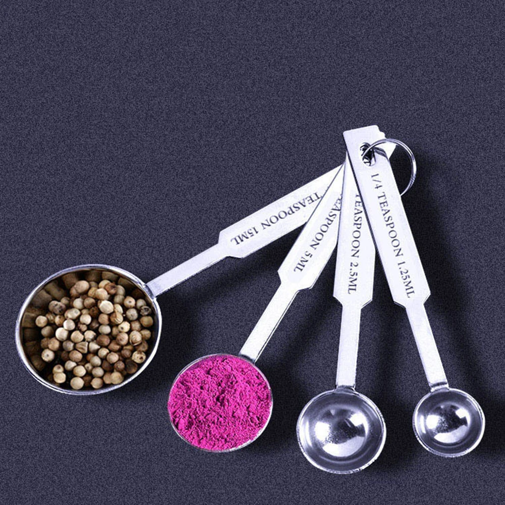 6 Pcs/set Stainless Steel Measuring Spoons With Scale Kitchen Tableware Spoons Stackable Cooking Kitchen Gadgets Tools
6 Pcs/set Stainless Steel Measuring Spoons With Scale Kitchen Tableware Spoons Stackable Cooking Kitchen Gadgets Tools