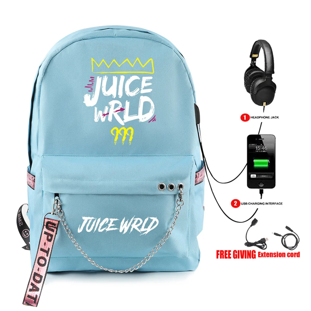 2020 New JD 3D Printing USB Charging Bag With Chain Backpack Casual Fashion Backpack
2020 New JD 3D Printing USB Charging Bag With Chain Backpack Casual Fashion Backpack