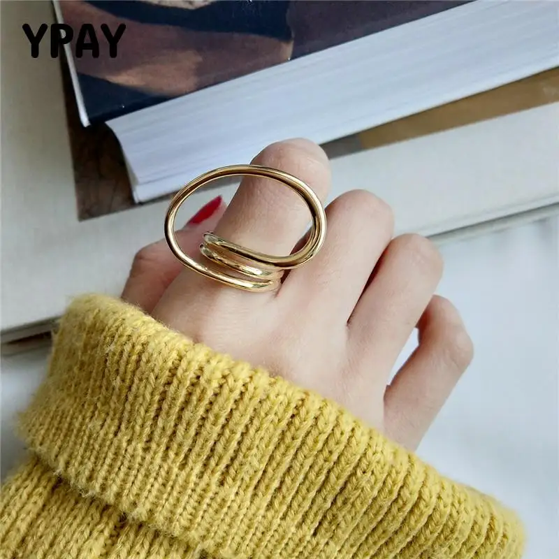 YPAY Genuine 925 Sterling Silver Open Rings for Women Men Korean Trendy Twisted Geometric Finger Ring Bague Fine Jewelry YMR865
YPAY Genuine 925 Sterling Silver Open Rings for Women Men Korean Trendy Twisted Geometric Finger Ring Bague Fine Jewelry YMR865