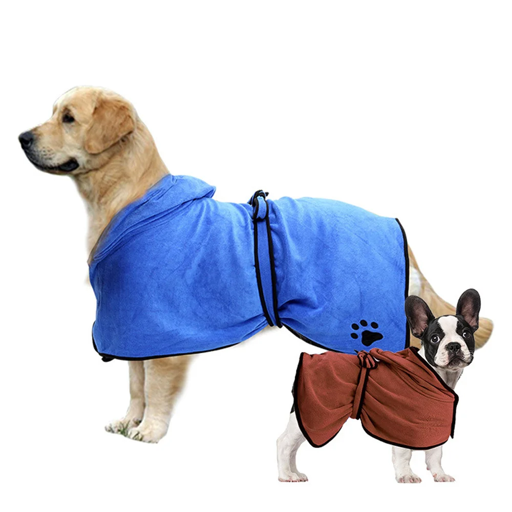 Pet Bathrobe With Hat 400g Microfiber Super Absorbent Bath Towe For Small Medium Large Dogs Pet Grooming Supplies ko
Pet Bathrobe With Hat 400g Microfiber Super Absorbent Bath Towe For Small Medium Large Dogs Pet Grooming Supplies ko