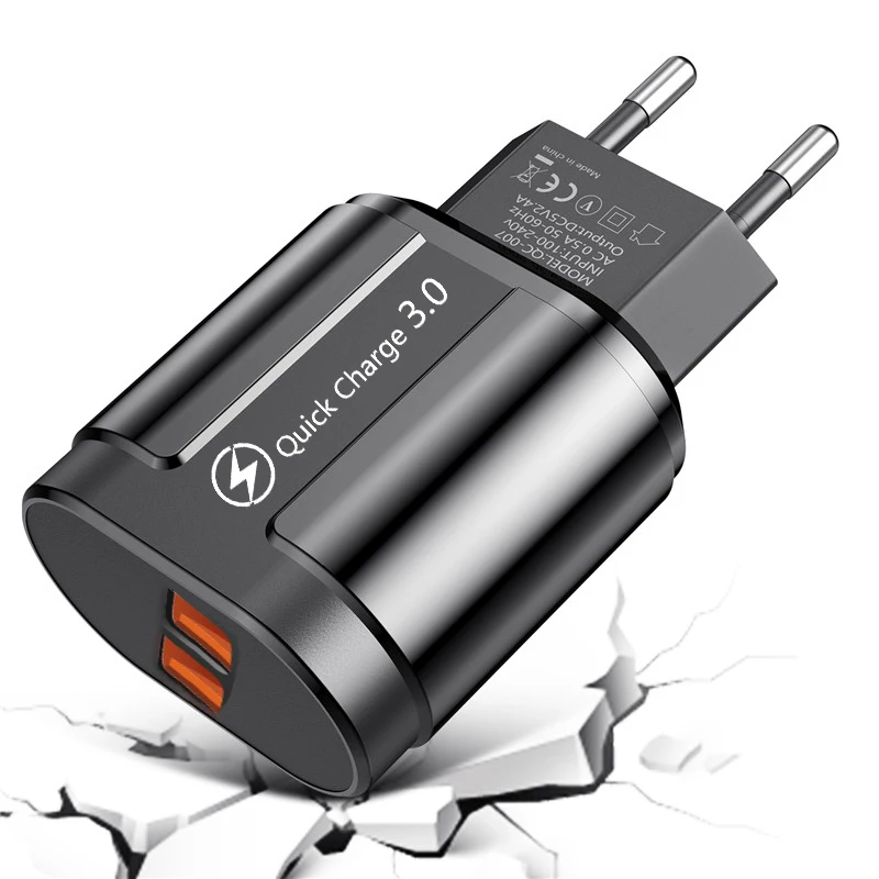 По стандартам ЕС/США штекер USB зарядное устройство 2.1A Универсальный мобильный