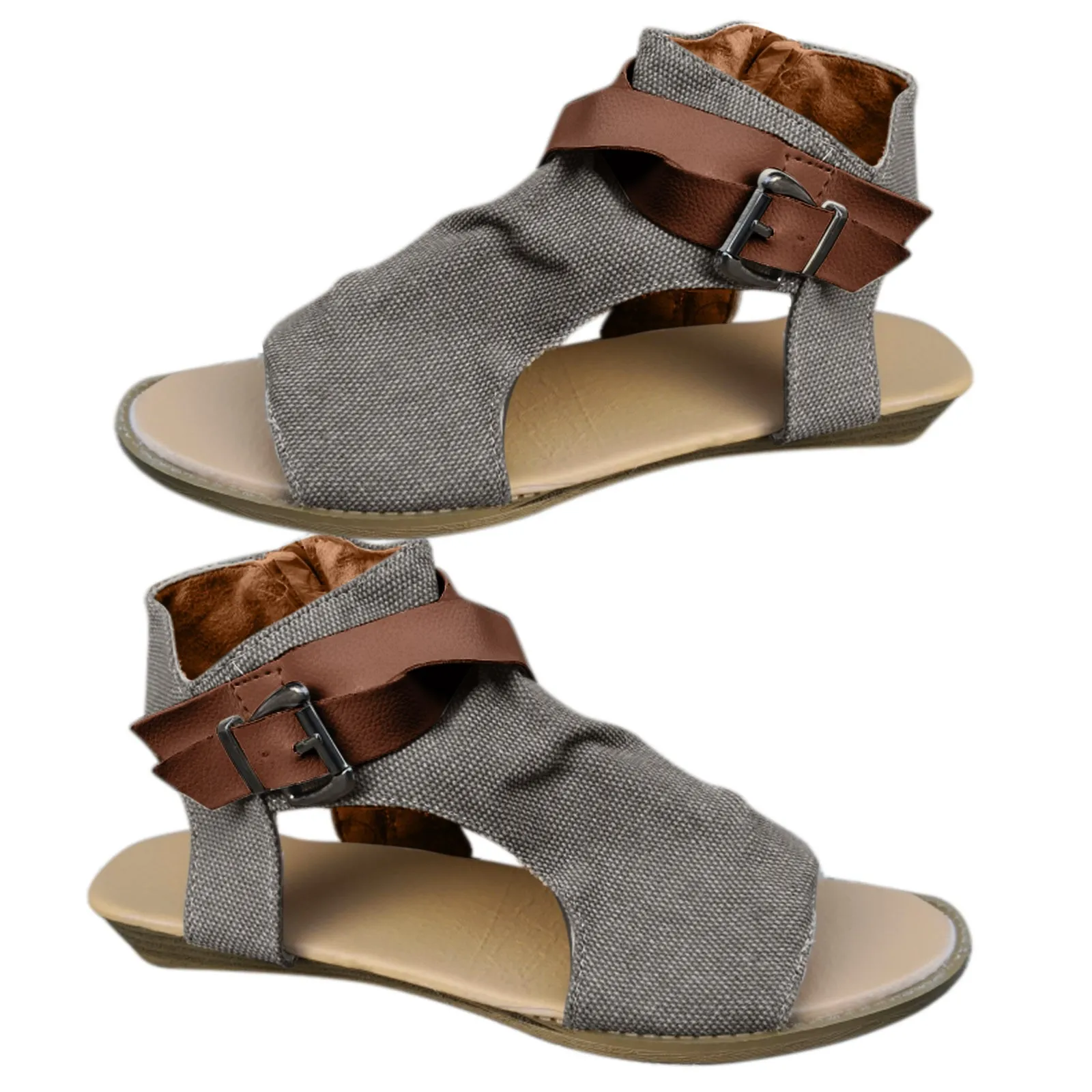 Fashion Casual Fish Mouth Hollow Low Heel Flat Large Size Women's Shoes Sandalias De Mujer
Fashion Casual Fish Mouth Hollow Low Heel Flat Large Size Women's Shoes Sandalias De Mujer