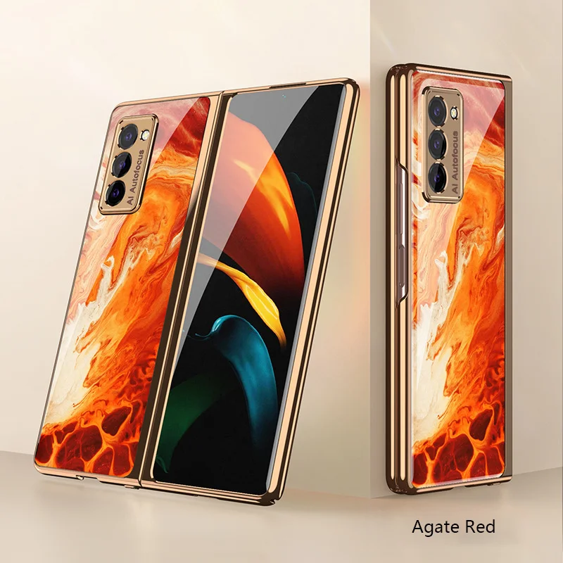For Samsung Fold2 Case New Fashion Plating PC Phone Cover For Galaxy Z Fold2 Case Luxury Creative Anti Fall Protective Funda
For Samsung Fold2 Case New Fashion Plating PC Phone Cover For Galaxy Z Fold2 Case Luxury Creative Anti Fall Protective Funda