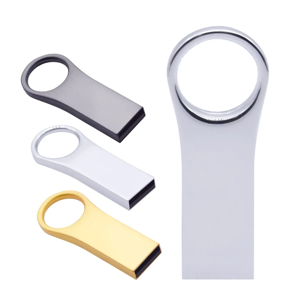 Фото Mini Cle Usb флеш накопитель 2 0 Новая металлическая карта памяти 4 ГБ 8 16 Флешка 32 64