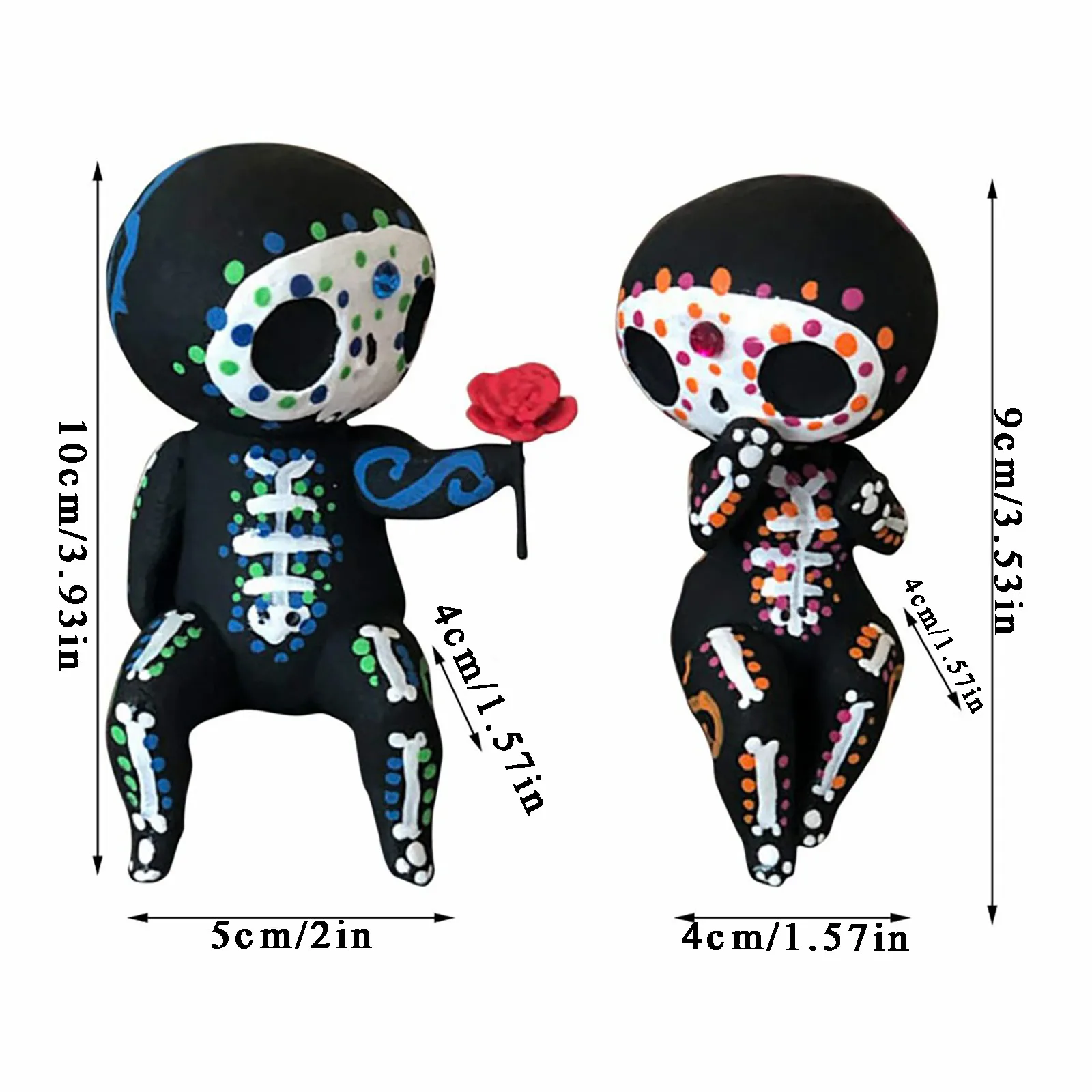 Sugar Skull Coulp Figurine Statues Table Decor Hand Crafts Resin Ornament Yard Garden Decor Decoracin Jardn Exterior 
Sugar Skull Coulp Figurine Statues Table Decor Hand Crafts Resin Ornament Yard Garden Decor Decoracin Jardn Exterior