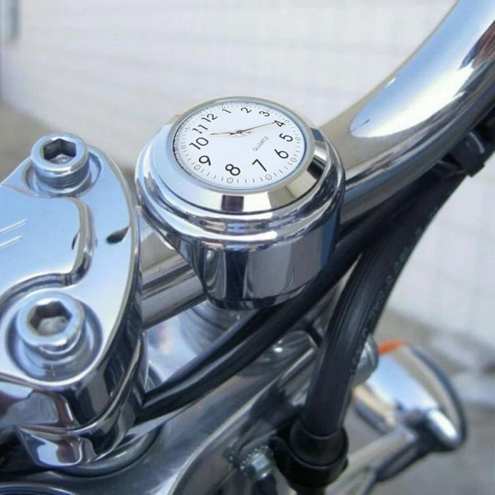 Motorcycle Clock Aluminum Dustproof Universal Aluminum Alloy Motorbike Handlebar Mount Luminous Quartz Clock Watch
Motorcycle Clock Aluminum Dustproof Universal Aluminum Alloy Motorbike Handlebar Mount Luminous Quartz Clock Watch