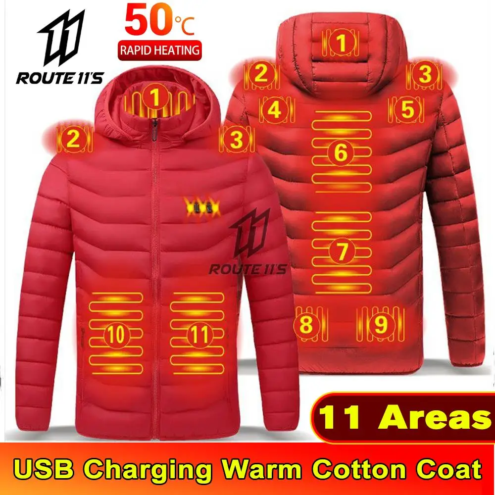New Women Winter Motorcycle Jacket 11 Heating Warmth USB Heating Jacket Smart Thermostat Hooded Heating Clothing Waterproof Men
New Women Winter Motorcycle Jacket 11 Heating Warmth USB Heating Jacket Smart Thermostat Hooded Heating Clothing Waterproof Men