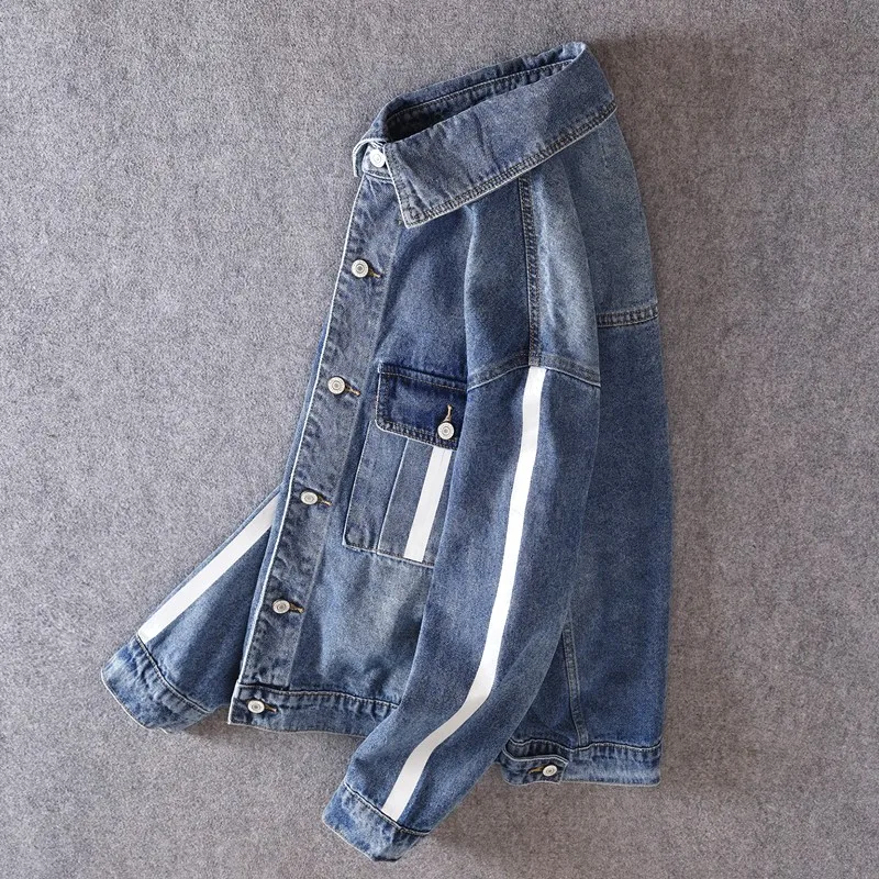Denim Jacket Men Cargo Retro Loose Short Coat Fashion Lapel Single-Breasted Outerwear Spring Autumn New Mixed Color Streetwear
Denim Jacket Men Cargo Retro Loose Short Coat Fashion Lapel Single-Breasted Outerwear Spring Autumn New Mixed Color Streetwear