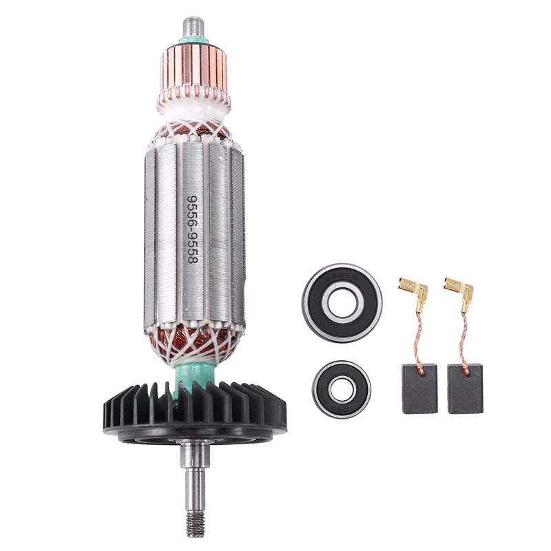 Replacement AC220V-240V Armature Rotor for MAKITA Angle Grinder 9556 9557 9558 9556NB 9556HN 9557NB 9557HN 9558NB 9558HN
Replacement AC220V-240V Armature Rotor for MAKITA Angle Grinder 9556 9557 9558 9556NB 9556HN 9557NB 9557HN 9558NB 9558HN