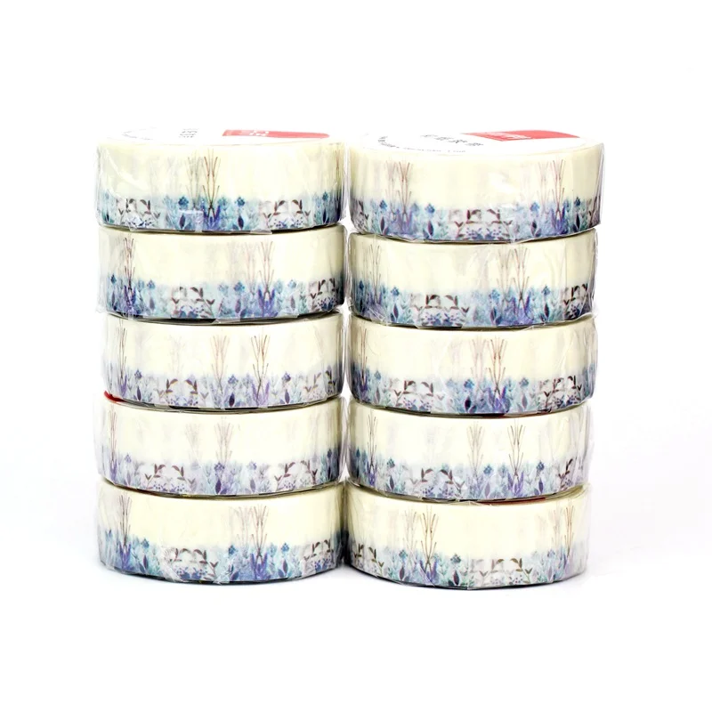 10pcs/Lot Decorative Cute Plant Lavender Flowers Japanese Paper Washi Tapes Planner Adhesive Masking Tape Stationery
10pcs/Lot Decorative Cute Plant Lavender Flowers Japanese Paper Washi Tapes Planner Adhesive Masking Tape Stationery