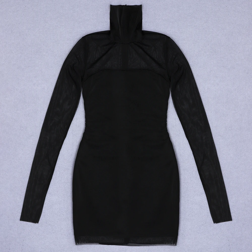 Babatique Women Winter Sexy Mesh Mini Black Bodycon Bandage Dress 2021 Elegant Party Club Dress Vestidos
Babatique Women Winter Sexy Mesh Mini Black Bodycon Bandage Dress 2021 Elegant Party Club Dress Vestidos