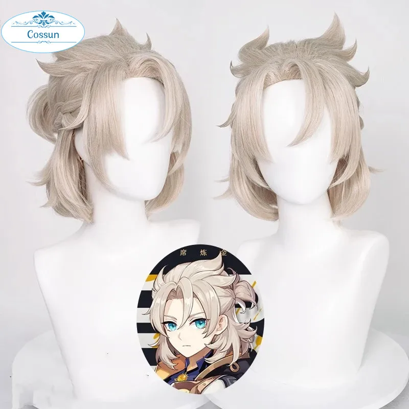 Anime Genshin Impact Albedo Cosplay Wig Short Linen Gold Heat Resistant Synthetic Hair Wig + Wig Cap
Anime Genshin Impact Albedo Cosplay Wig Short Linen Gold Heat Resistant Synthetic Hair Wig + Wig Cap