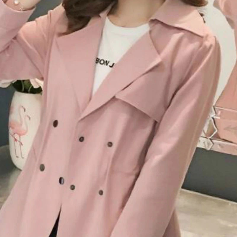 Trench Women Solid Triple Breasted Pockets Plus Size 3XL Loose Coats Fashion Casual Korean Style Elegant Slim Womens All-match
Trench Women Solid Triple Breasted Pockets Plus Size 3XL Loose Coats Fashion Casual Korean Style Elegant Slim Womens All-match