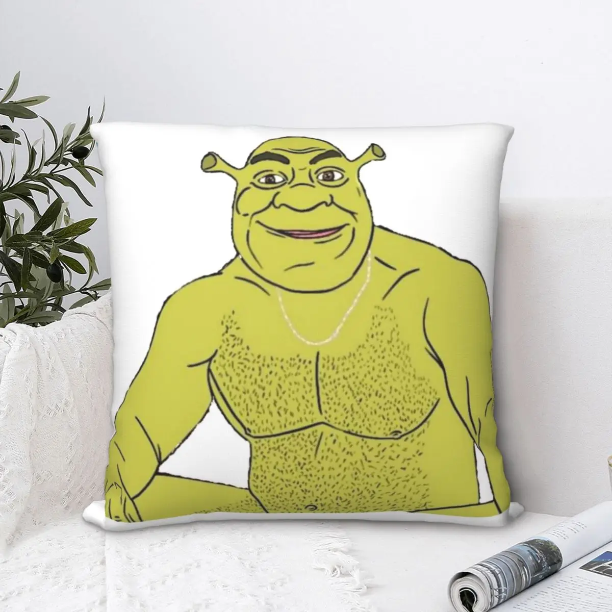 Sexy Shrek Square Pillowcase Cushion Cover Spoof Zipper Home Decorative Polyester Throw Pillow Case Sofa Seater Simple 45*45cm
Sexy Shrek Square Pillowcase Cushion Cover Spoof Zipper Home Decorative Polyester Throw Pillow Case Sofa Seater Simple 45*45cm