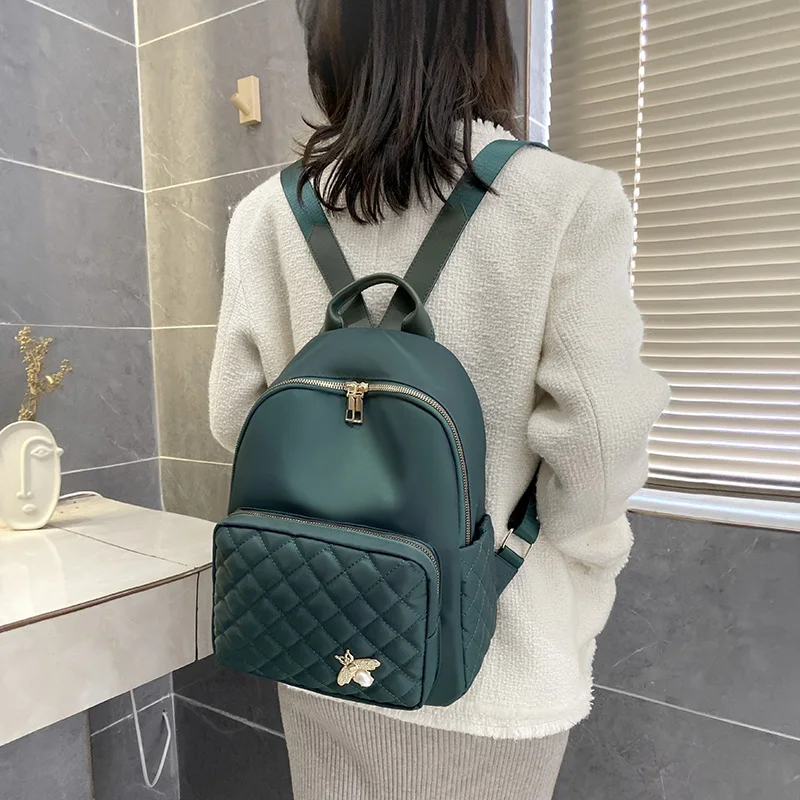 LU FAWN New Simple Fashion Solid Color Backpack Bee Decoration Oxford Cloth Waterproof Large-Capacity Design Female Bag(9912)
LU FAWN New Simple Fashion Solid Color Backpack Bee Decoration Oxford Cloth Waterproof Large-Capacity Design Female Bag(9912)