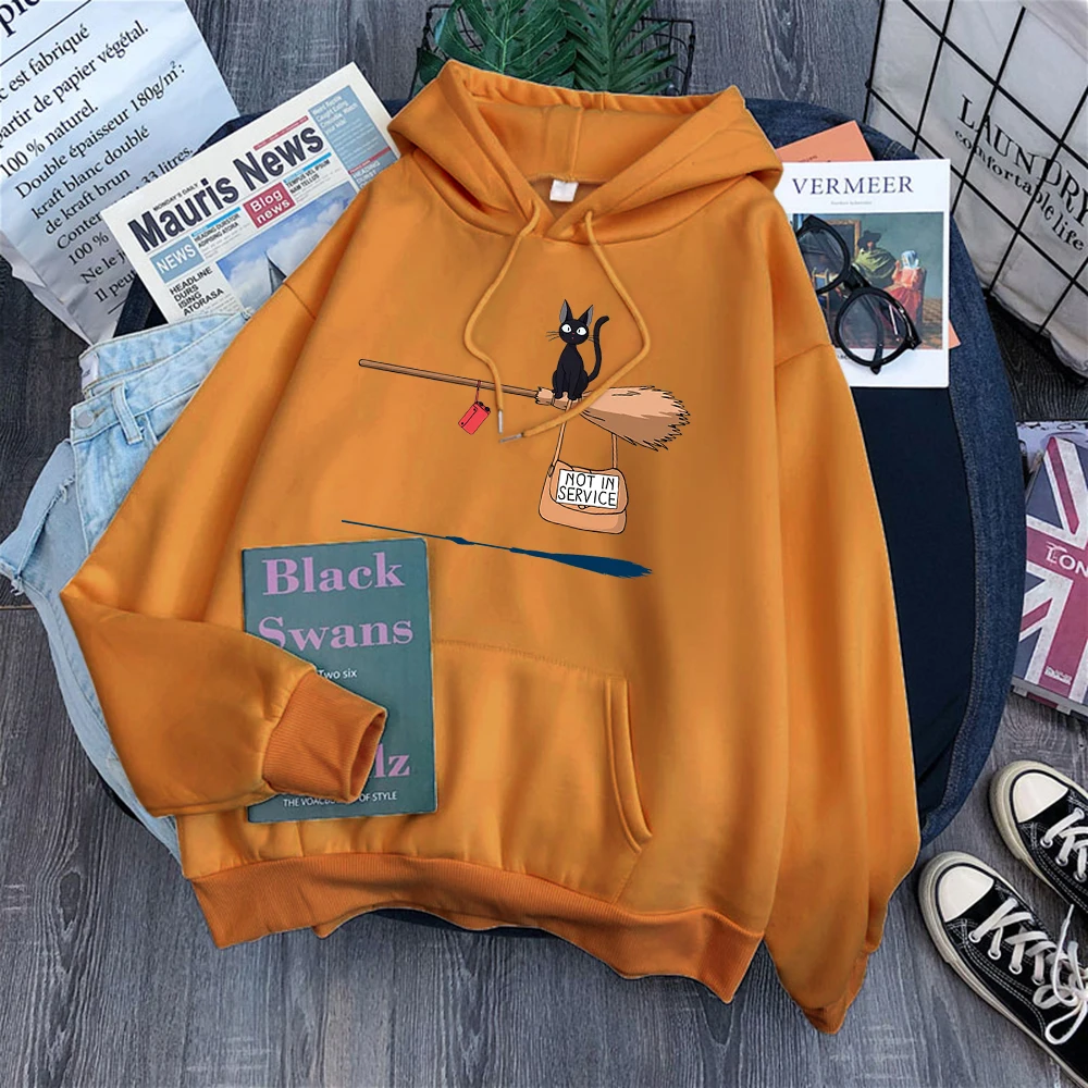 Not In Service Cute Black Cat Prints Woman Hooded Hip Hop Fashion Hoody Harajuku Vintage Hoodie Comfort Loose Female Streetwear
Not In Service Cute Black Cat Prints Woman Hooded Hip Hop Fashion Hoody Harajuku Vintage Hoodie Comfort Loose Female Streetwear