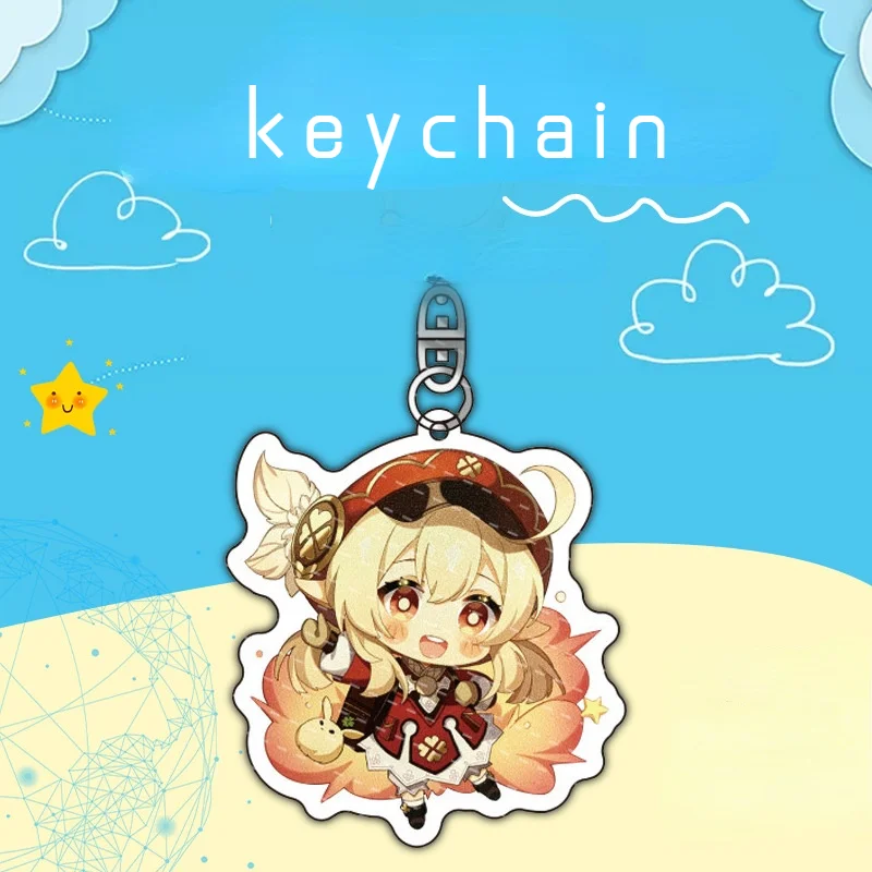 Genshin Impact Keychain Paimon Qiqi Zhongli Diluc Cute Game Character Peripheral Keychain Schoolbag pendant kid toys present
Genshin Impact Keychain Paimon Qiqi Zhongli Diluc Cute Game Character Peripheral Keychain Schoolbag pendant kid toys present