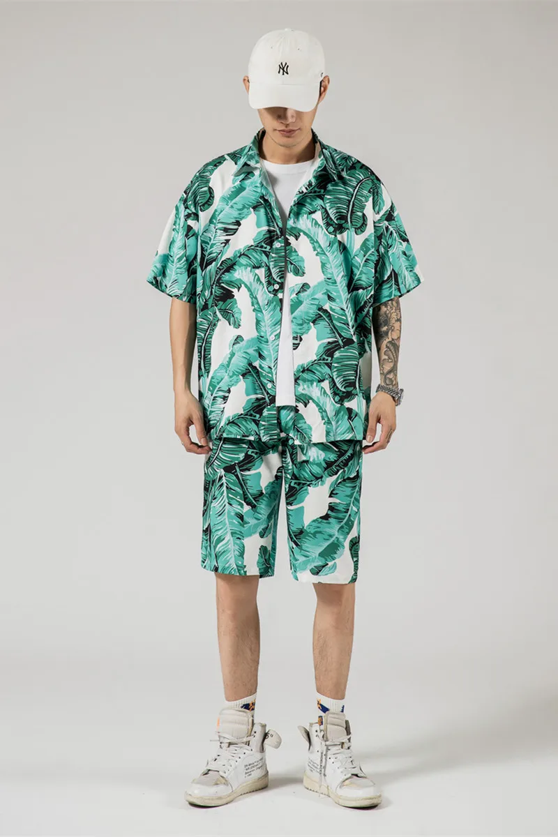 Men Print Beach Tracksuit 2021 Summer Mens Hip Hop Flower Sets Male Hawaii Clothing Casual Shorts + Shirts Sweat Suits M-5XL
Men Print Beach Tracksuit 2021 Summer Mens Hip Hop Flower Sets Male Hawaii Clothing Casual Shorts + Shirts Sweat Suits M-5XL