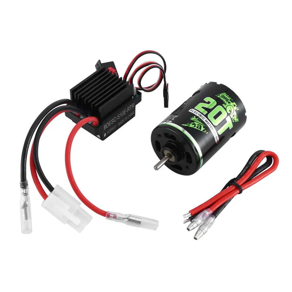 RC 540 20T 27T 35T 45T матовый двигатель с WP-1060-RTR 60A водонепроницаемый ESC для радиоуправляемого автомобиля Rock Crawler
RC 540 20T 27T 35T 45T матовый двигатель с WP-1060-RTR 60A водонепроницаемый ESC для радиоуправляемого автомобиля Rock Crawler