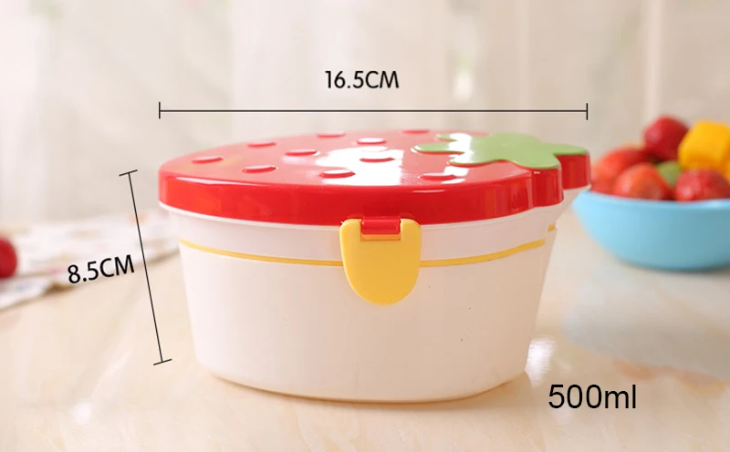500ml Strawberry Shape Lunch Box,2 Layer Food Fruit Storage Bento Boxs Red Pink Microwave Tableware Kid Cute School Bowl
500ml Strawberry Shape Lunch Box,2 Layer Food Fruit Storage Bento Boxs Red Pink Microwave Tableware Kid Cute School Bowl