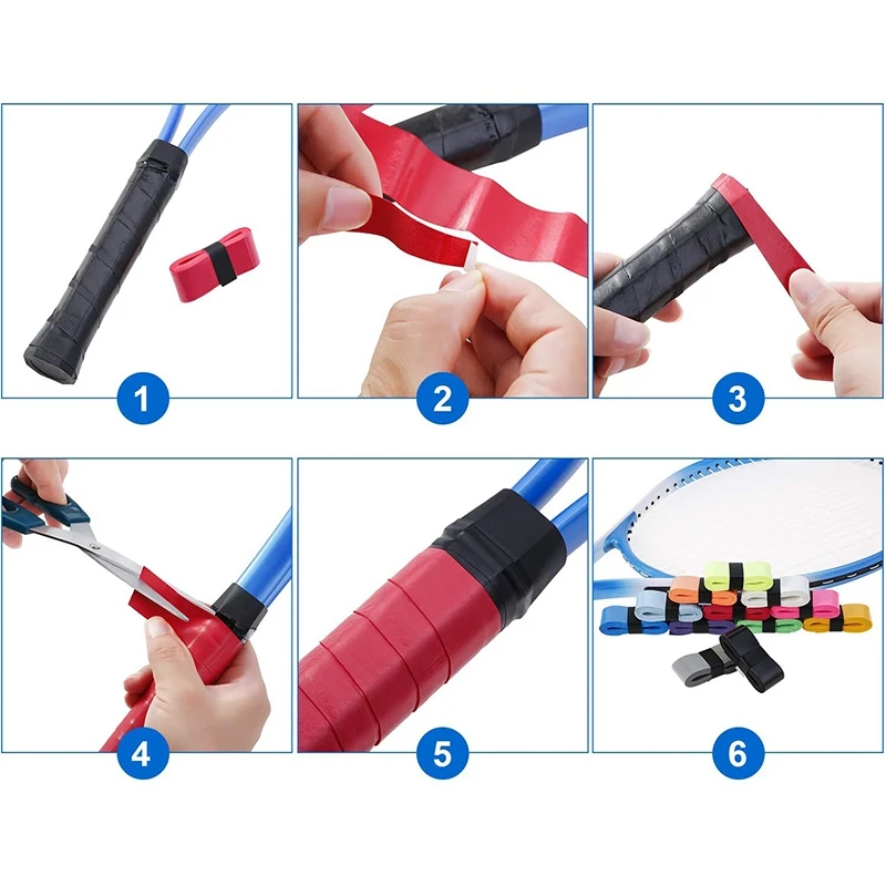 New Antiskid and Water Absorbing Handle of Handlebar of Tennis and Badminton Racket 10Pcs
New Antiskid and Water Absorbing Handle of Handlebar of Tennis and Badminton Racket 10Pcs