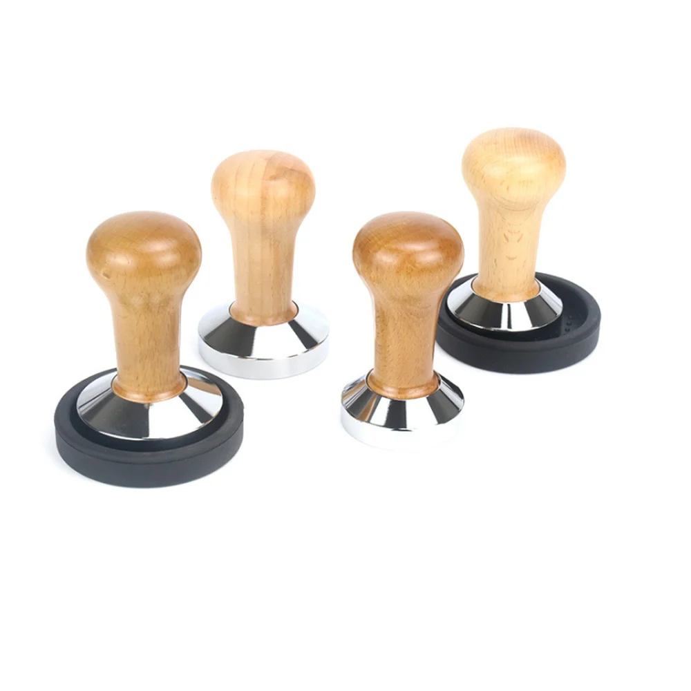 51/58mm Wooden Handle Coffee Tamper Espresso Powder Flat Press Hammer Coffee Tamper Grinder Espresso Barista Tool
51/58mm Wooden Handle Coffee Tamper Espresso Powder Flat Press Hammer Coffee Tamper Grinder Espresso Barista Tool
