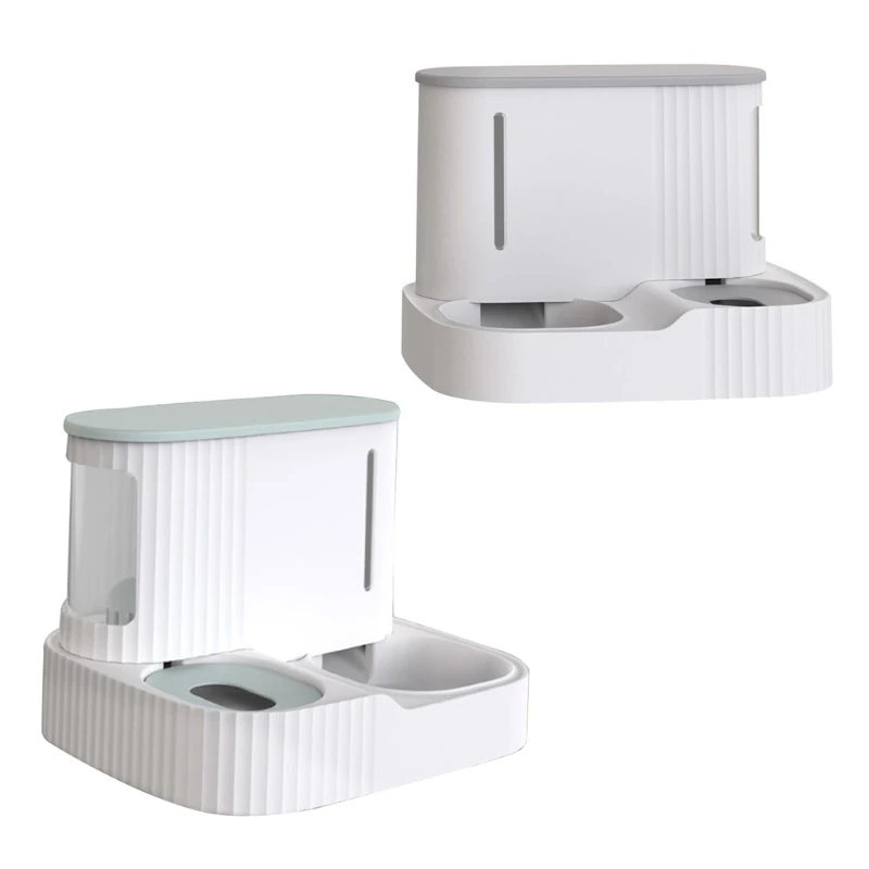 2-in-1 Pet Feeder Automatic Water and Food Dispenser for Small Dogs & Cats
2-in-1 Pet Feeder Automatic Water and Food Dispenser for Small Dogs & Cats