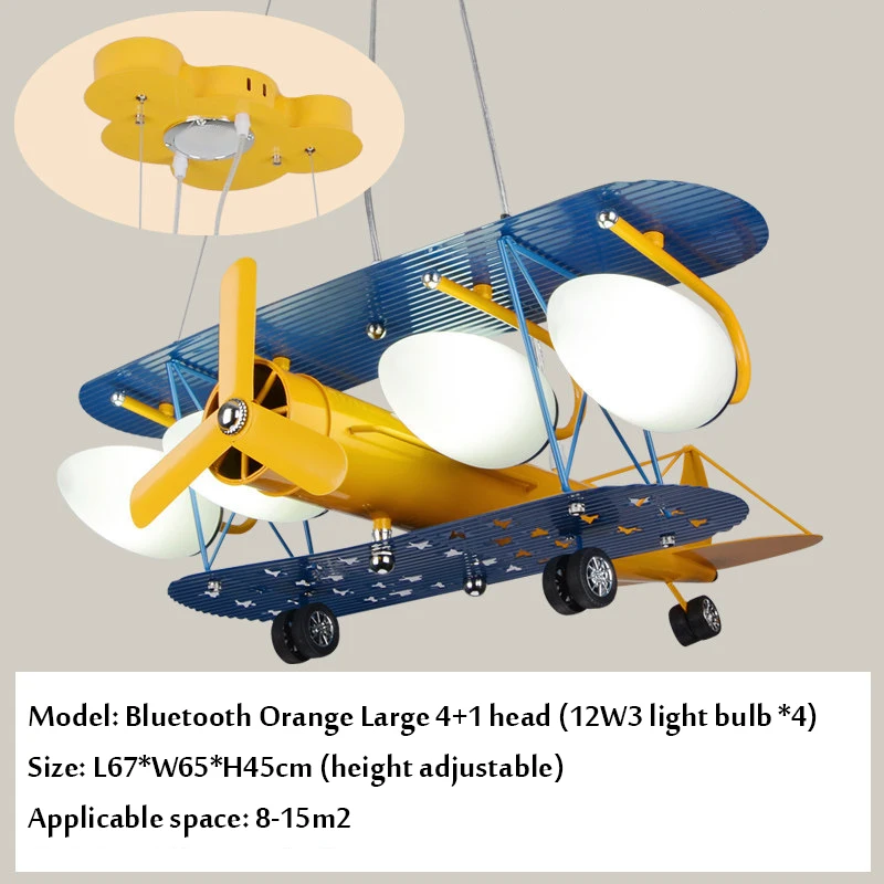 American Simple Boy's Room Bedroom Study Cartoon Hanging Lamp Modern Creative Eye Protection LED Airplane Children's Chandelier
American Simple Boy's Room Bedroom Study Cartoon Hanging Lamp Modern Creative Eye Protection LED Airplane Children's Chandelier