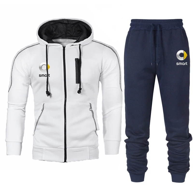 New Autumn And Winter Fashion Men's Suit SMART Car Logo Hoodie Suit Fleece Zipper Sportswear 2021
New Autumn And Winter Fashion Men's Suit SMART Car Logo Hoodie Suit Fleece Zipper Sportswear 2021