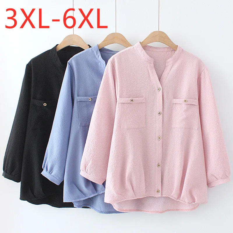 Блузка женская из хлопка и льна, с длинным рукавом, с карманами, 3XL, 4XL, 5XL, 6XL, весна-осень 2021
Блузка женская из хлопка и льна, с длинным рукавом, с карманами, 3XL, 4XL, 5XL, 6XL, весна-осень 2021