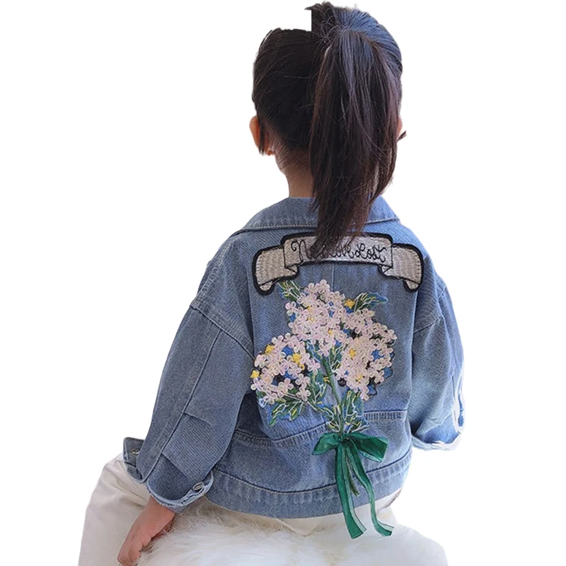 Girls Denim Jacket Autumn Children Clothing Baby Girl Outerwear Coat Jackets Kids Tops Jeans Wear Denim Embroidered Flower Coat
Girls Denim Jacket Autumn Children Clothing Baby Girl Outerwear Coat Jackets Kids Tops Jeans Wear Denim Embroidered Flower Coat