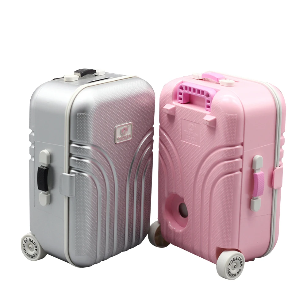 Mini Plastic Suitcase Luggage Doll Accessories Furniture Kids Toys Play House 3D Travel Train Suitcas For Baby Doll Gift 17cm
Mini Plastic Suitcase Luggage Doll Accessories Furniture Kids Toys Play House 3D Travel Train Suitcas For Baby Doll Gift 17cm