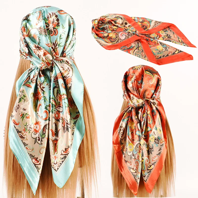 2021 New Muslim Fashion Floral Decoration Printing Pattern Satin Lady Turban 90cm*90cm Square Scarf Lady Silk Scarf Wholesale
2021 New Muslim Fashion Floral Decoration Printing Pattern Satin Lady Turban 90cm*90cm Square Scarf Lady Silk Scarf Wholesale
