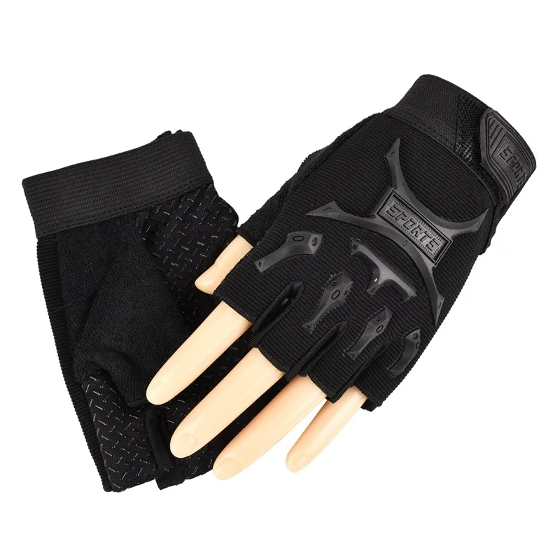 Tactical half-finger gloves sports tactical training outdoor riding non-slip special forces half-finger gloves
Tactical half-finger gloves sports tactical training outdoor riding non-slip special forces half-finger gloves