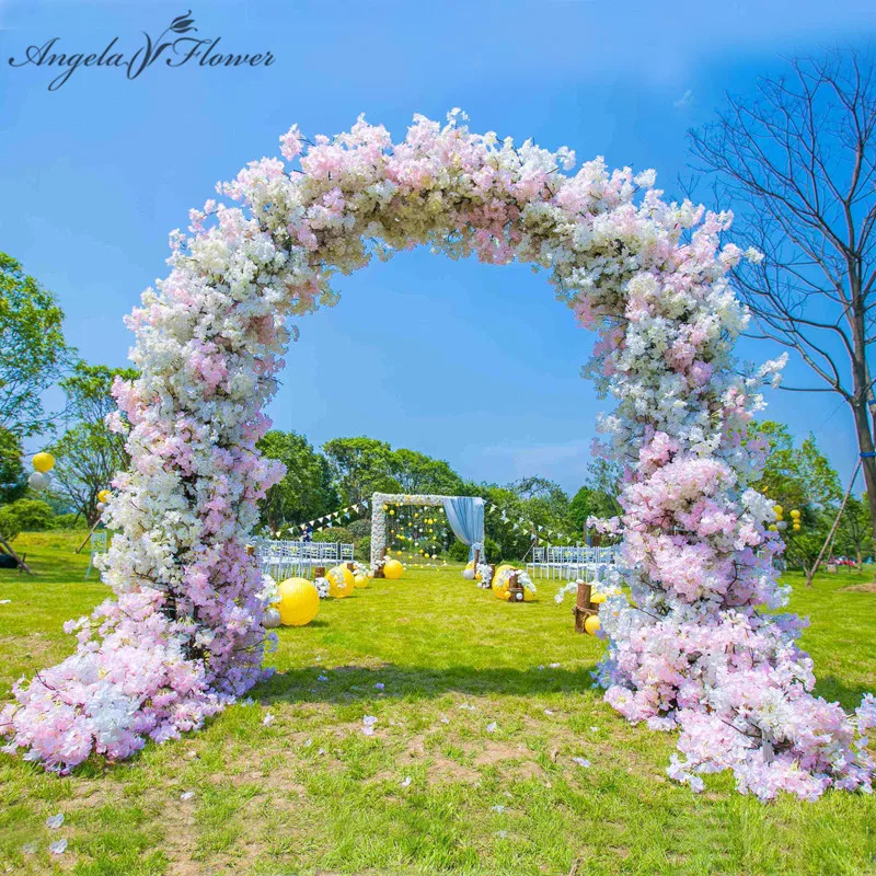 105 см DIY шелковые вишневые ветки Искусственные цветы Декор вечерние свадебные
