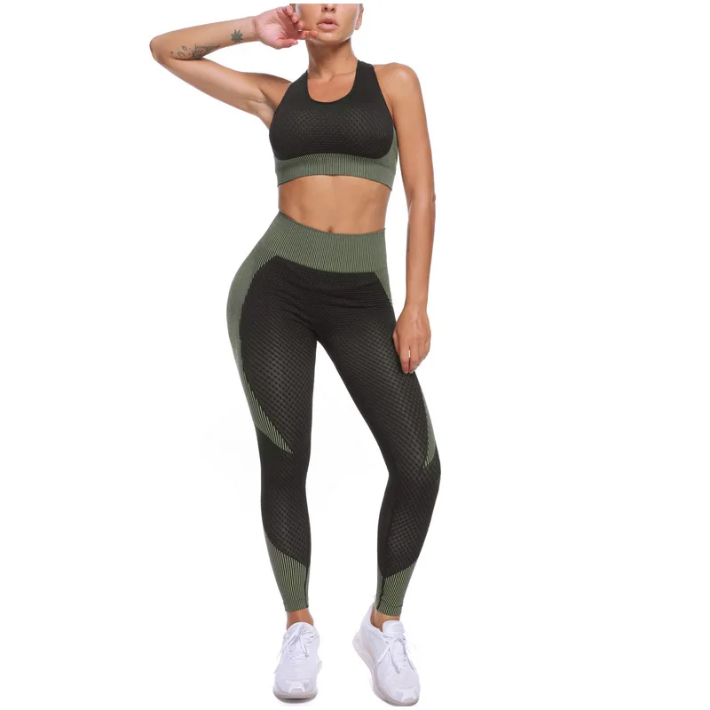 Cross Border Hot Selling Workout Clothes Women's Running Quick-Drying Sports Set Sexy Sleeveless Tight Seamless Elasticity Yoga
Cross Border Hot Selling Workout Clothes Women's Running Quick-Drying Sports Set Sexy Sleeveless Tight Seamless Elasticity Yoga