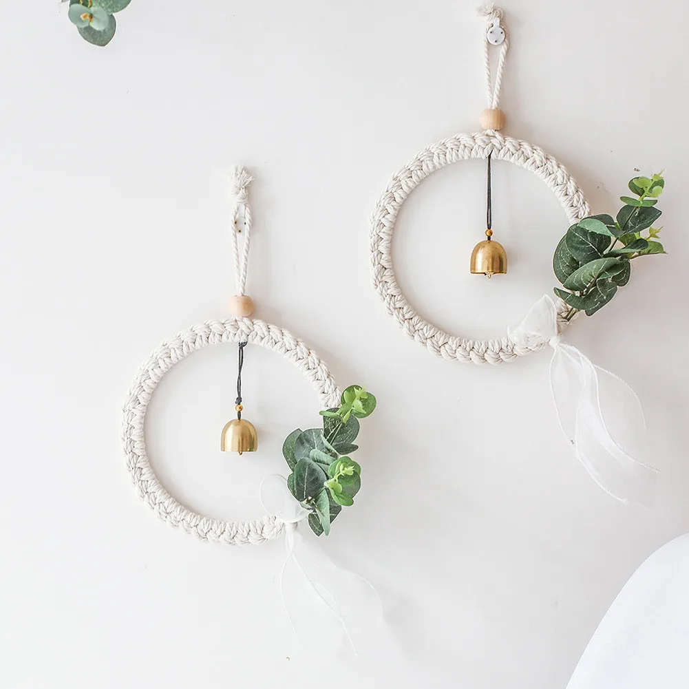 Bell Woven Pendant Wall Hanging Tapestry Natural Cotton Handicrafts Wall Decoration Hand-woven Bell Woven Pendant Woven Tapestry
Bell Woven Pendant Wall Hanging Tapestry Natural Cotton Handicrafts Wall Decoration Hand-woven Bell Woven Pendant Woven Tapestry