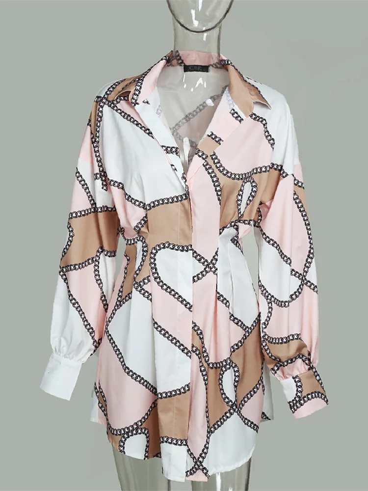 Spring Women Elegant Print Mini White Dress Female OL Work Office Leisure Basic Dress Long Sleeve Tight Waist Shirt Dress
Spring Women Elegant Print Mini White Dress Female OL Work Office Leisure Basic Dress Long Sleeve Tight Waist Shirt Dress