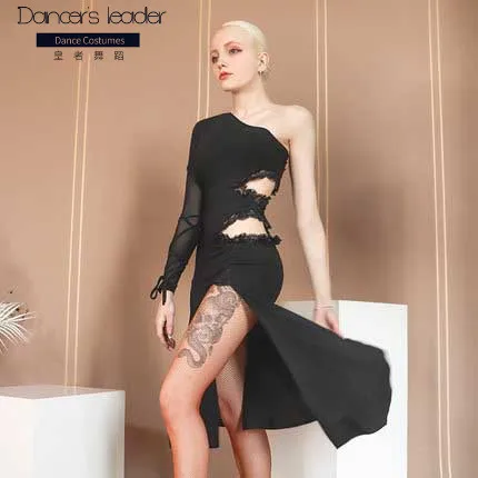 Женское платье для латиноамериканских танцев, необычное платье с открытыми плечами и асимметричной юбкой, костюм для соревнований по румбе...
Женское платье для латиноамериканских танцев, необычное платье с открытыми плечами и асимметричной юбкой, костюм для соревнований по румбе...