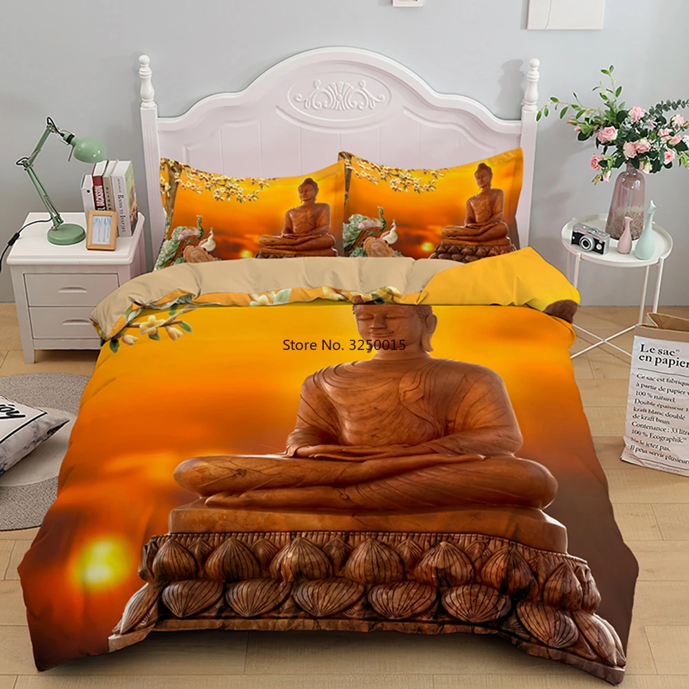 Комплект постельного белья Будды с золотым богемным принтом, 2/3 шт., пододеяльник с наволочками, чехол, домашний декор, покрывало для кровати...
Комплект постельного белья Будды с золотым богемным принтом, 2/3 шт., пододеяльник с наволочками, чехол, домашний декор, покрывало для кровати...