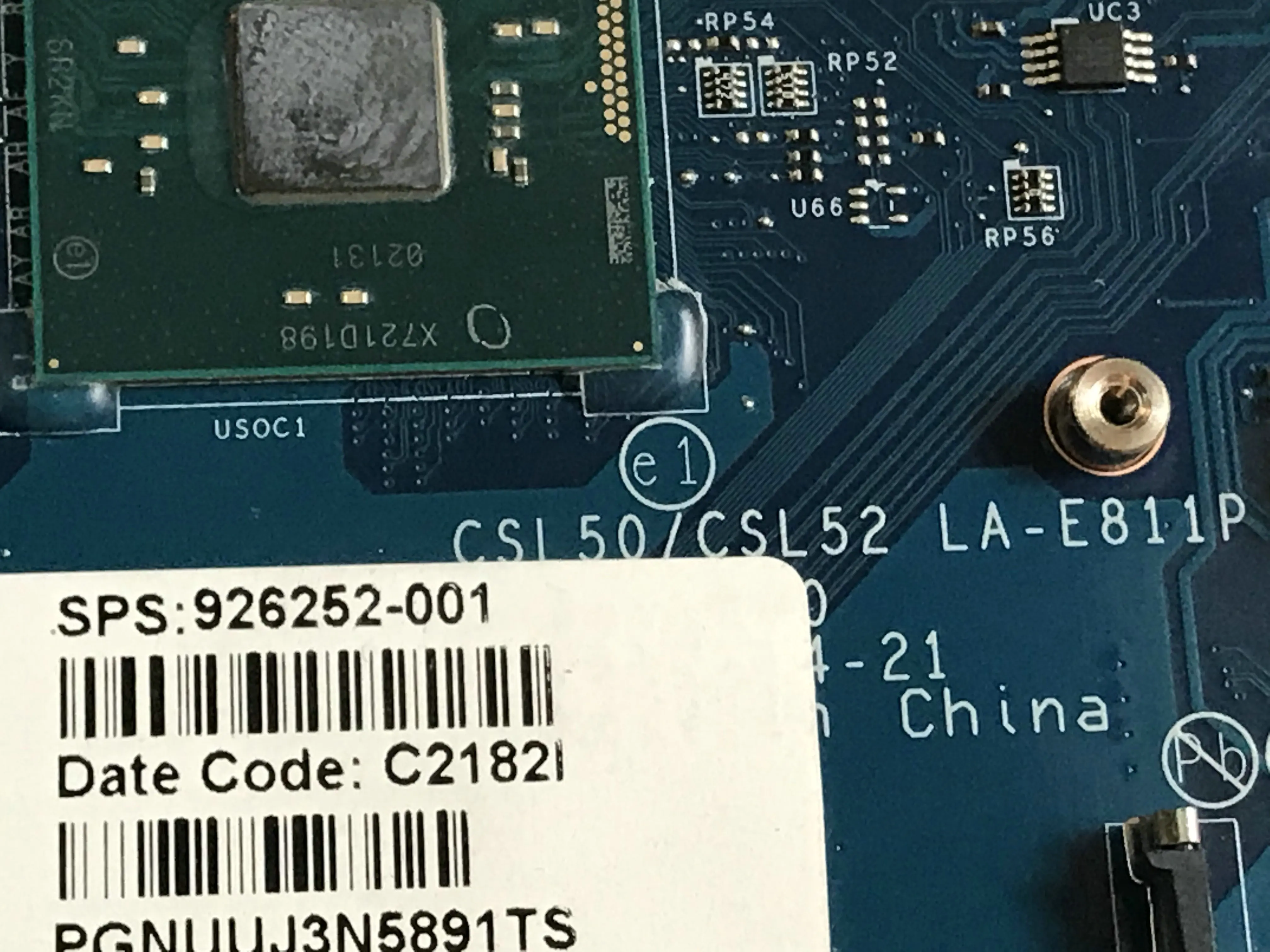В наличии. Материнская плата NEW.926252-001 15-BS для материнской платы HP 15-BS, процессора N3060
В наличии. Материнская плата NEW.926252-001 15-BS для материнской платы HP 15-BS, процессора N3060